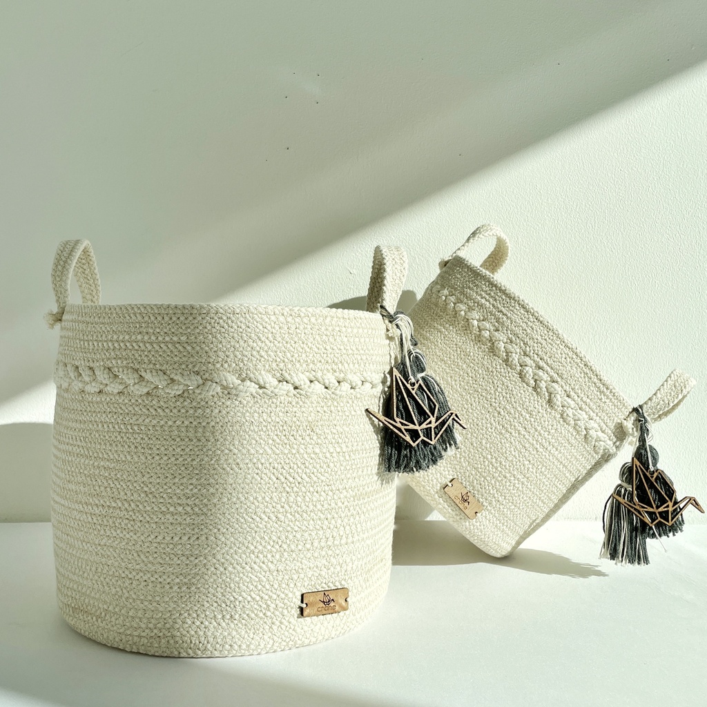 Cistell con Trenza Grande