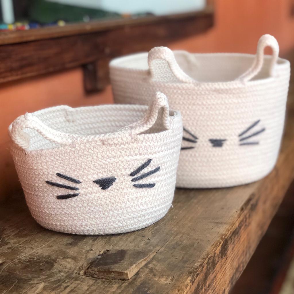 Cesta Gatito Pequeña