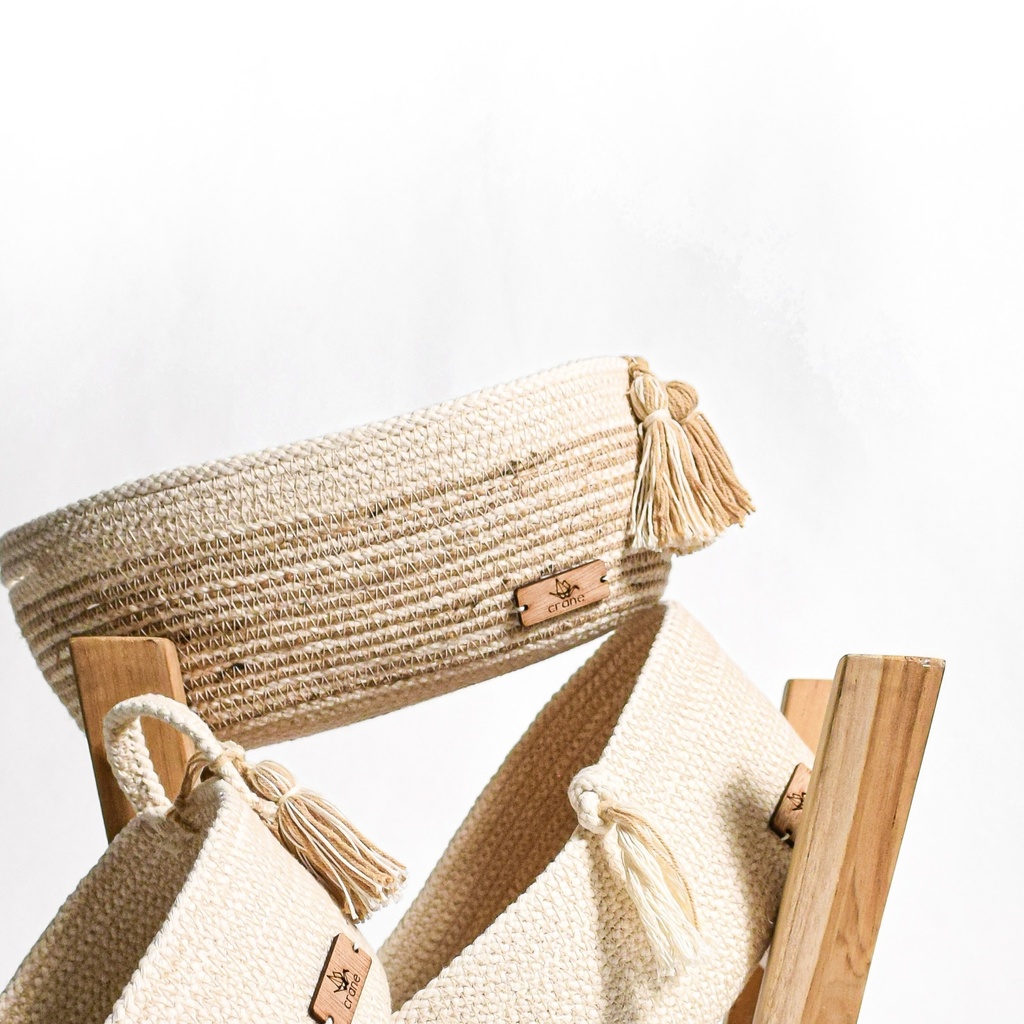 Oval Yute basket