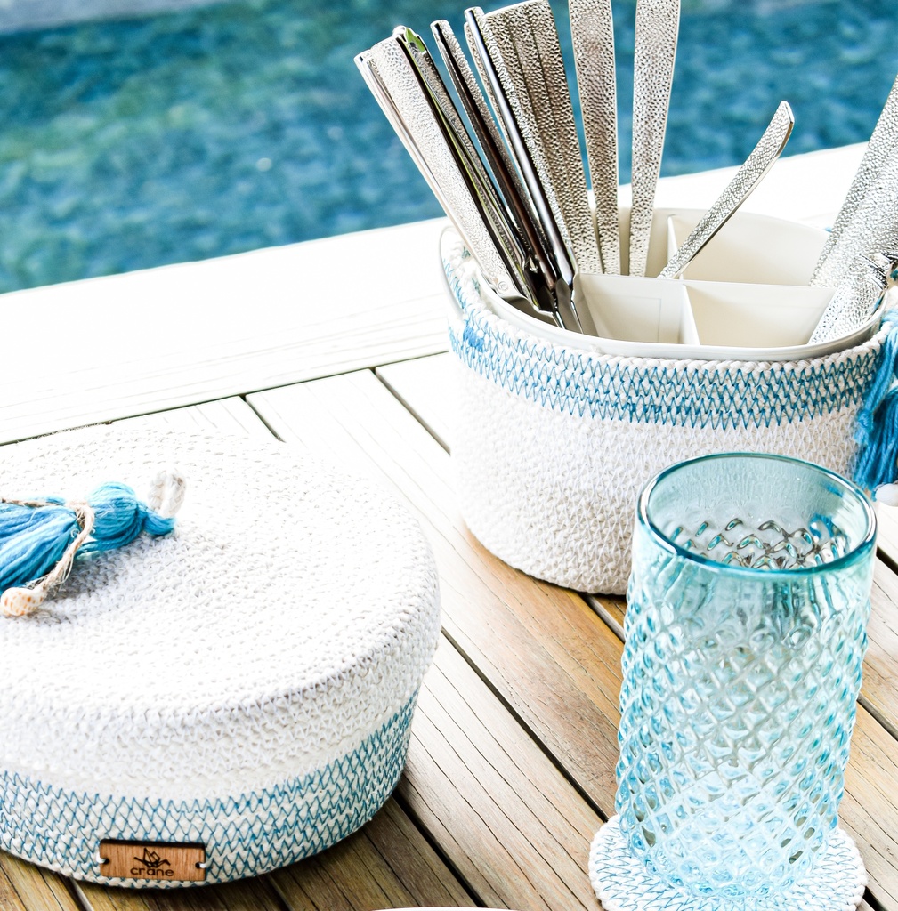 Coastal Lidded Basket (tortillera)