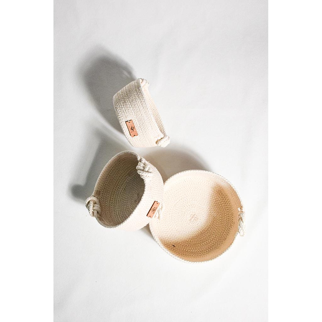 [A-91] Bazzar Ivory Mini Tray