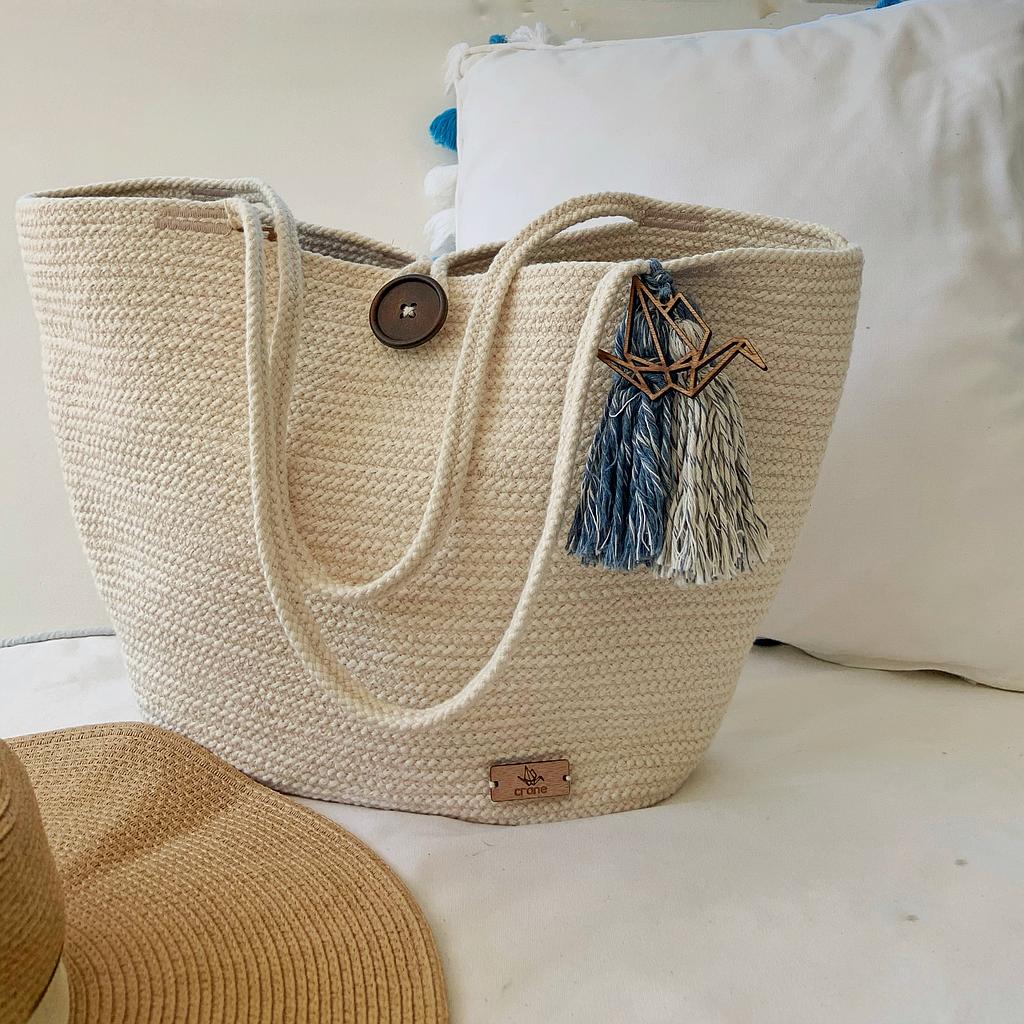 [H-03] Signature Convertible Tote Ivory