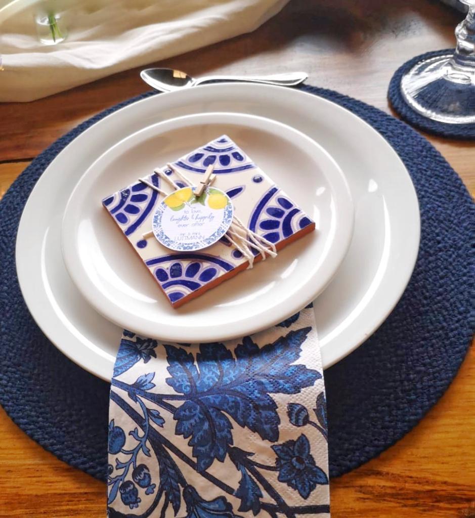 [M-02a] Riviera Placemats Blue