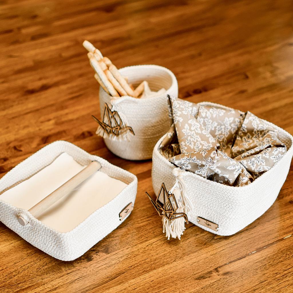 [M-22] Napkin Holder Ivory