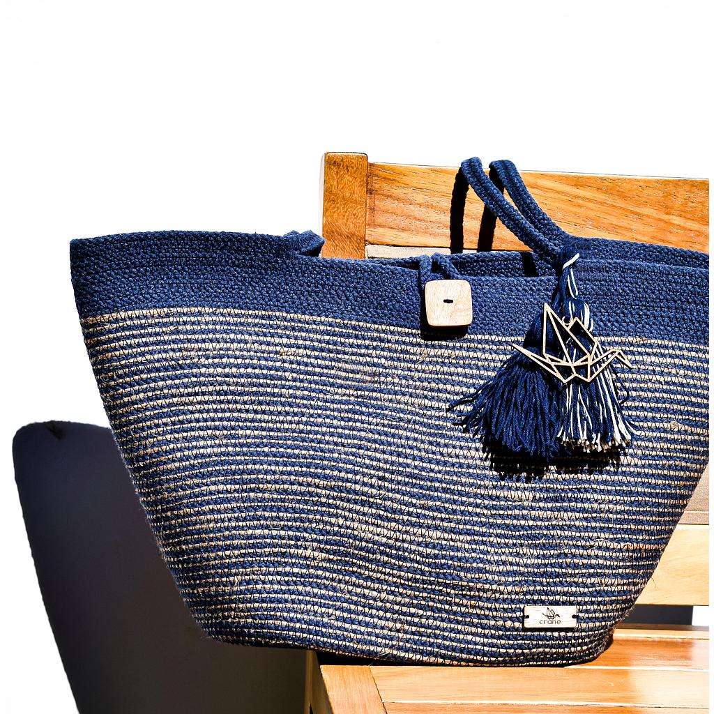 [H-10a] Goldfinch Tote Blue