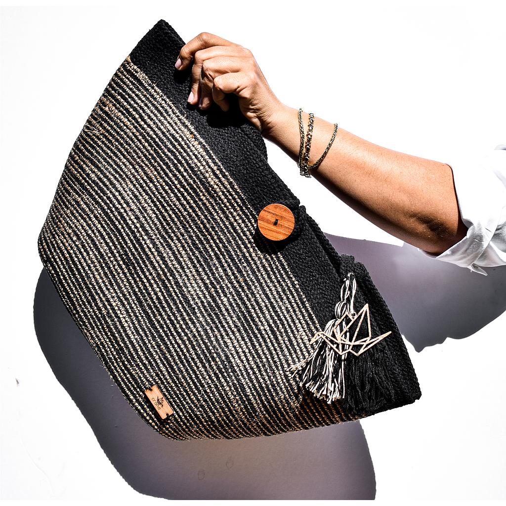 [H-10n] Goldfinch Tote Black