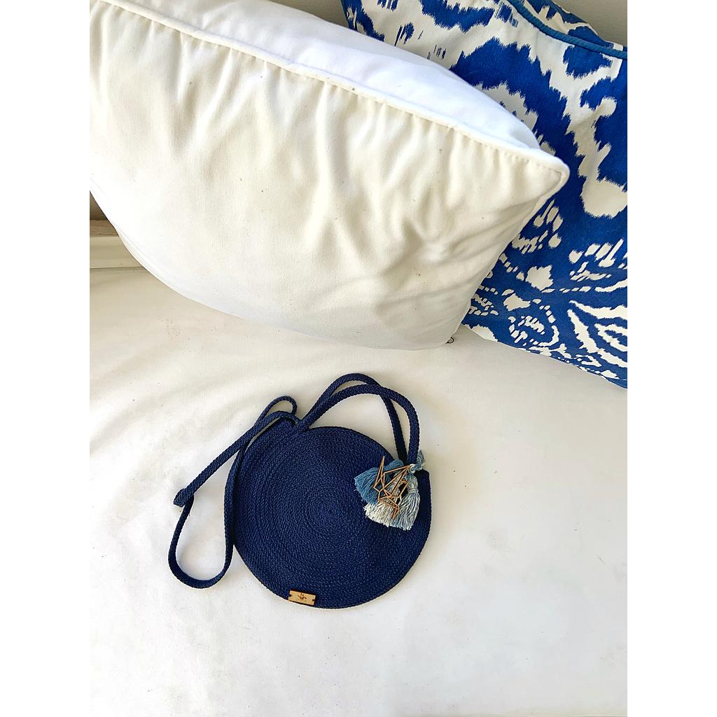 [H-01a] Poka Convertible Crossbody Blue