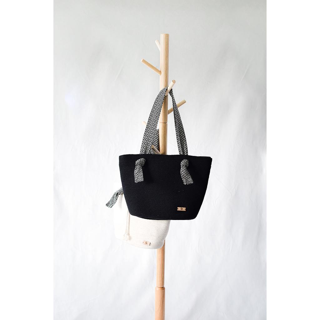 [H-38n] Boro Tote Black