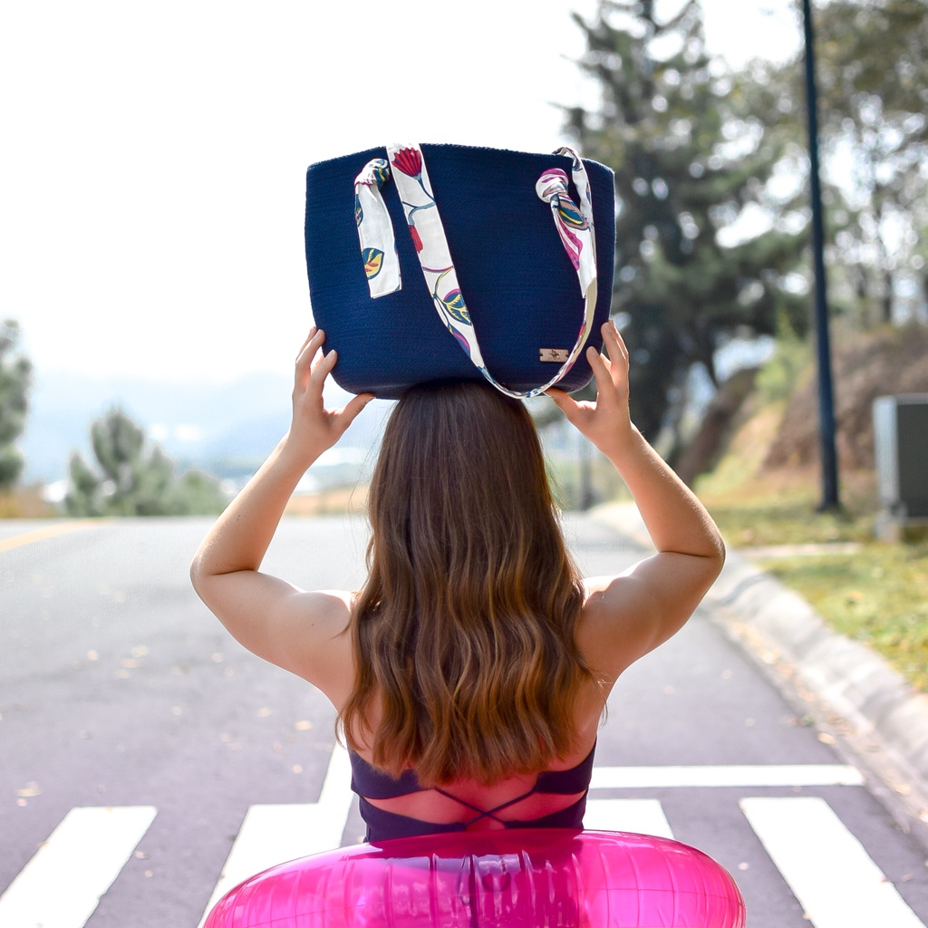 [H-38a] Boro Tote Blue