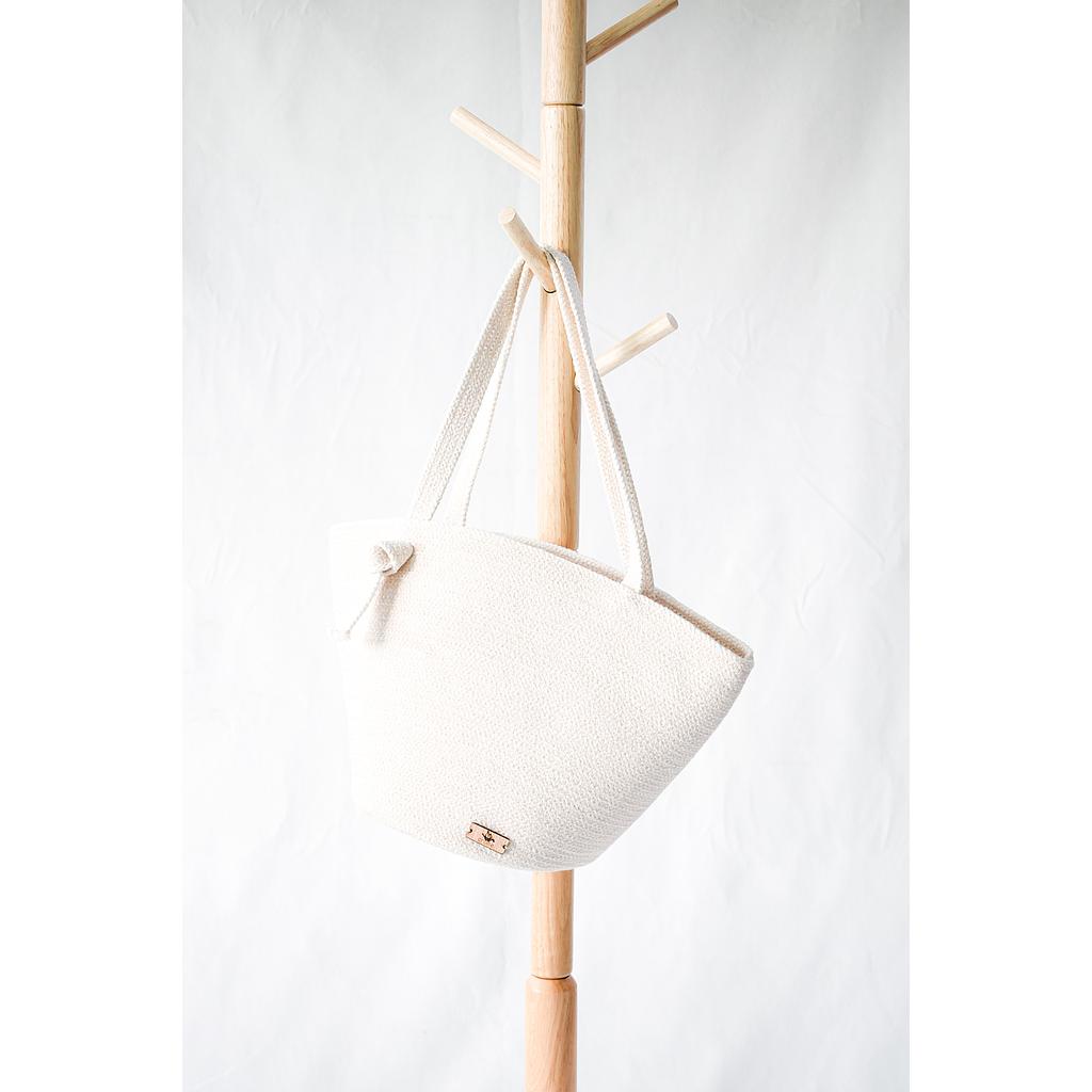 [H-48] Clarissa Tote Ivory